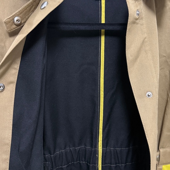 Topshop Men's Tan and Yellow Military Jacket - Picture 9 of 9